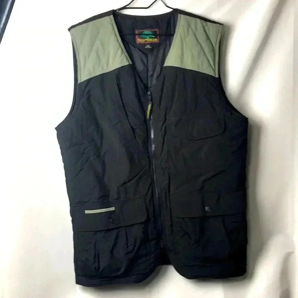 FIELD & STREAM MENS SZ XL TALL VEST MULTI POCKETS